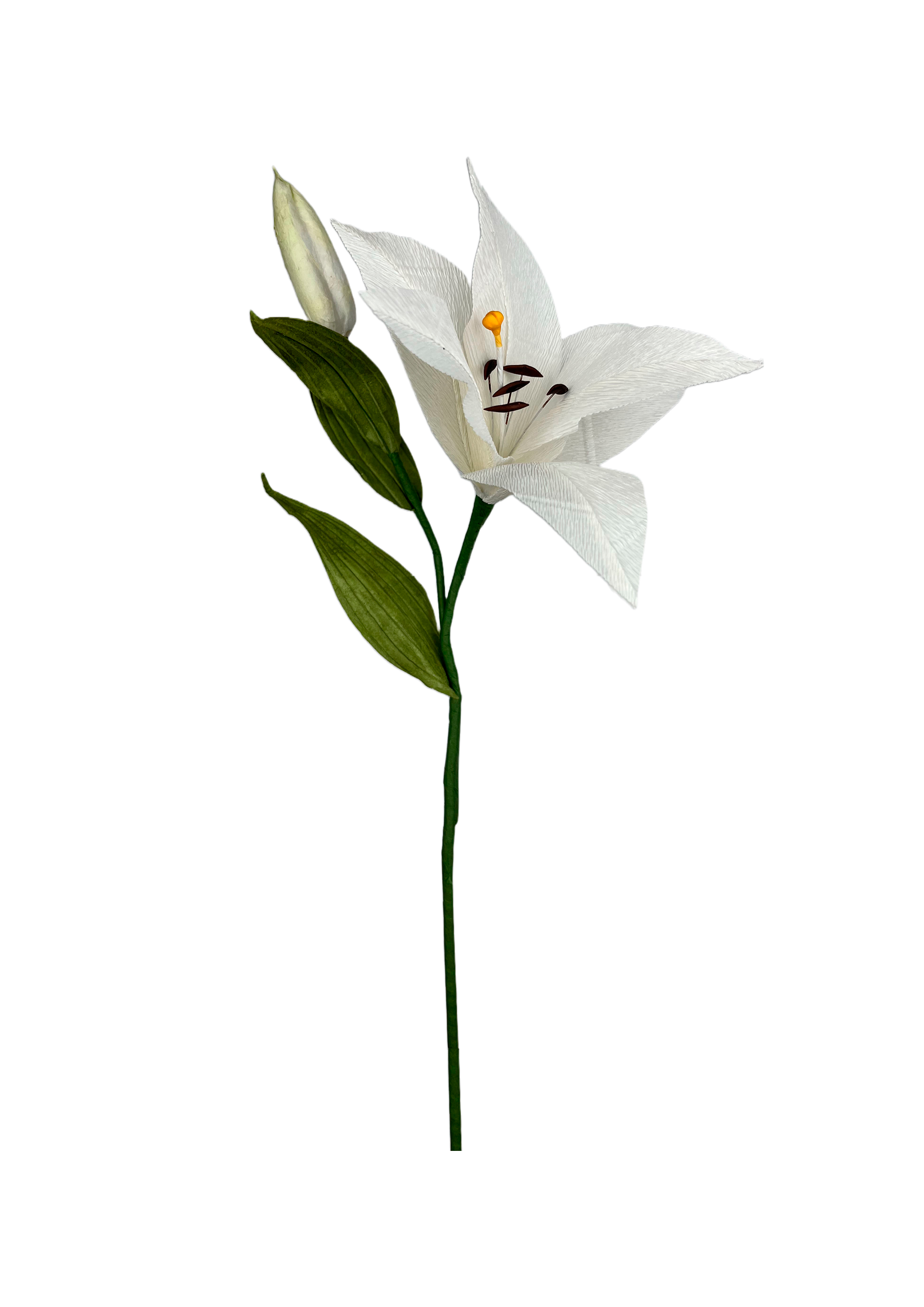 CREPE PAPIRBLOMSTER: LILJE