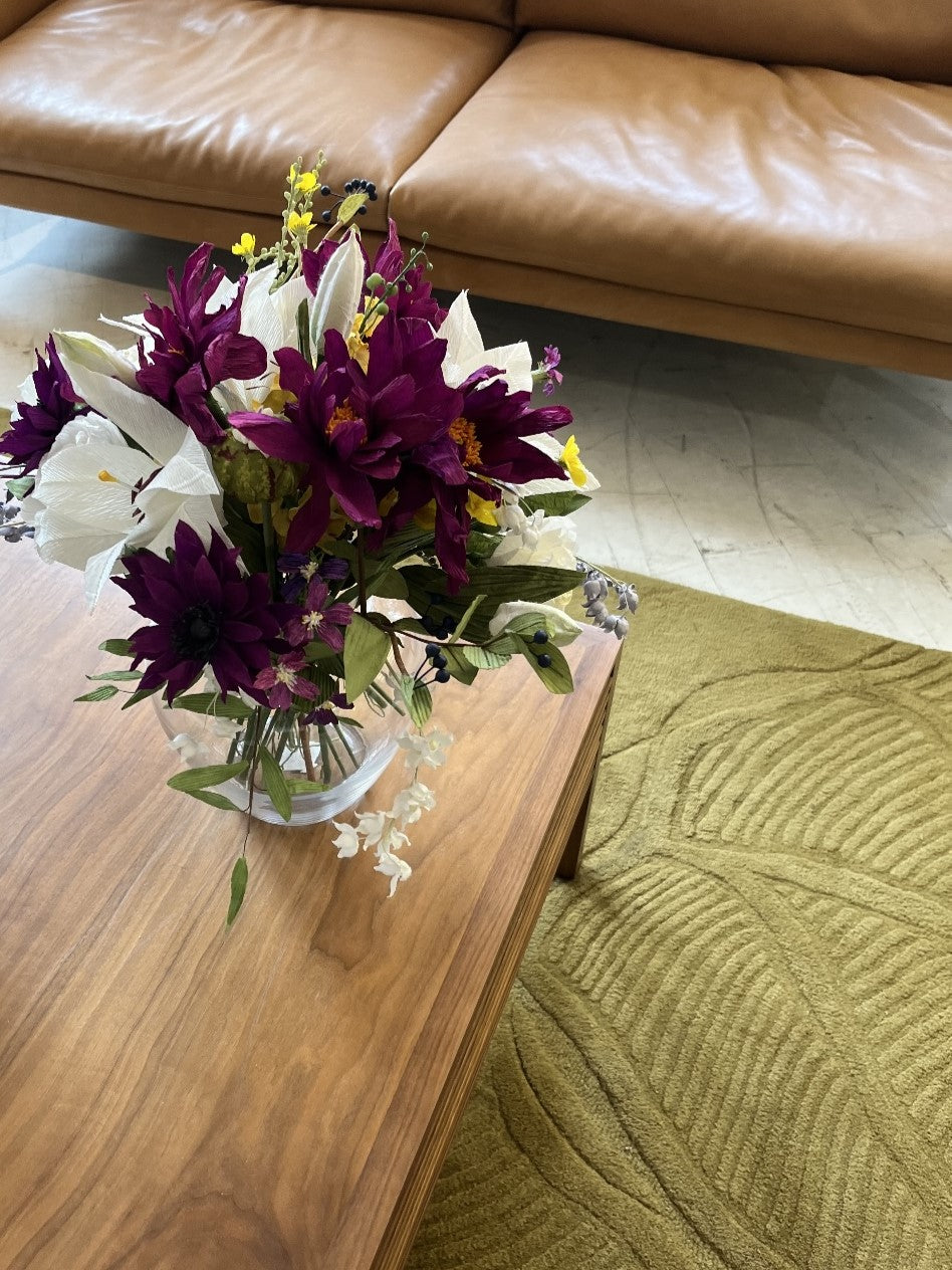 CREPE PAPIRBLOMSTER: LILLA PÆON