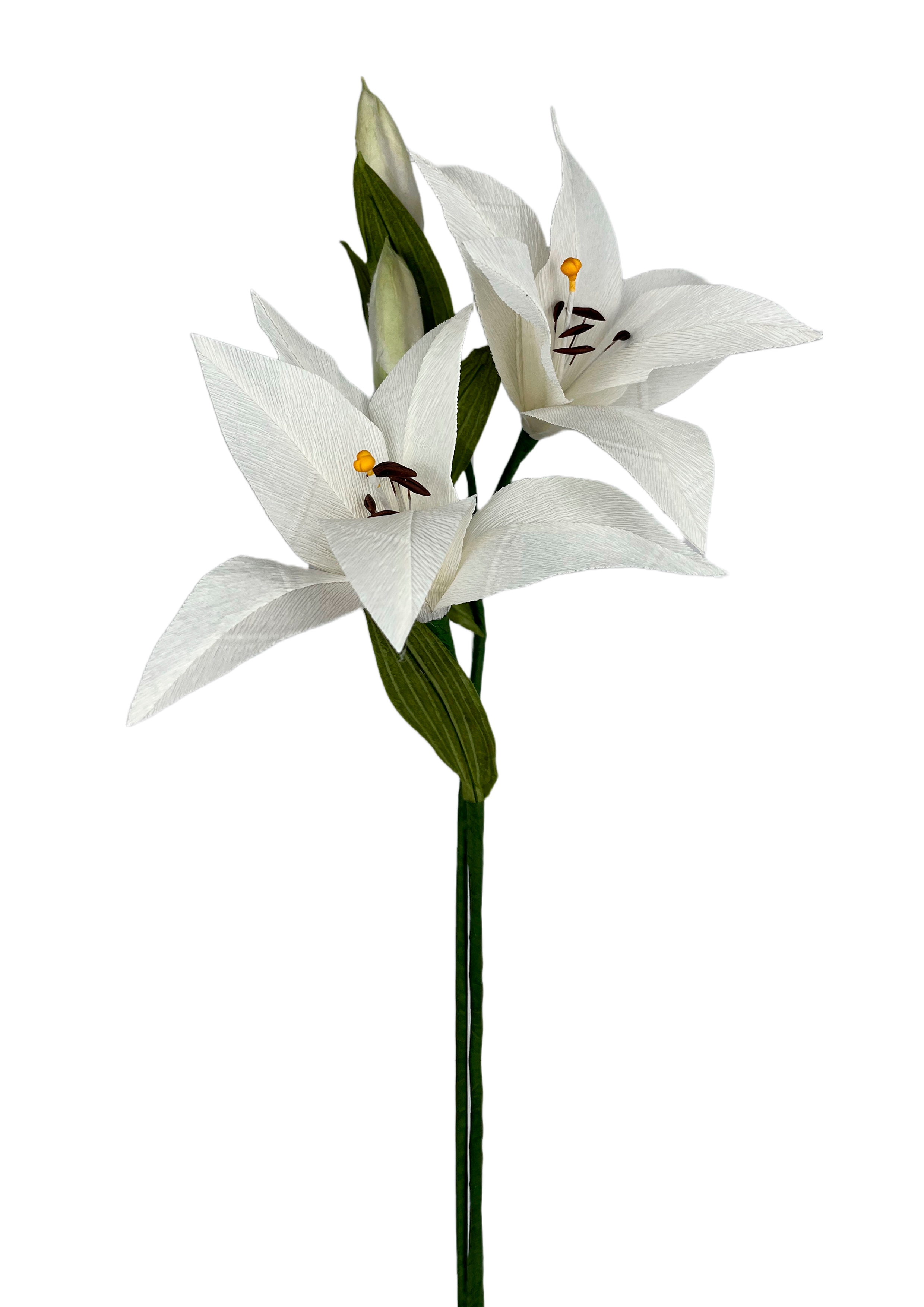 CREPE PAPIRBLOMSTER: LILJE