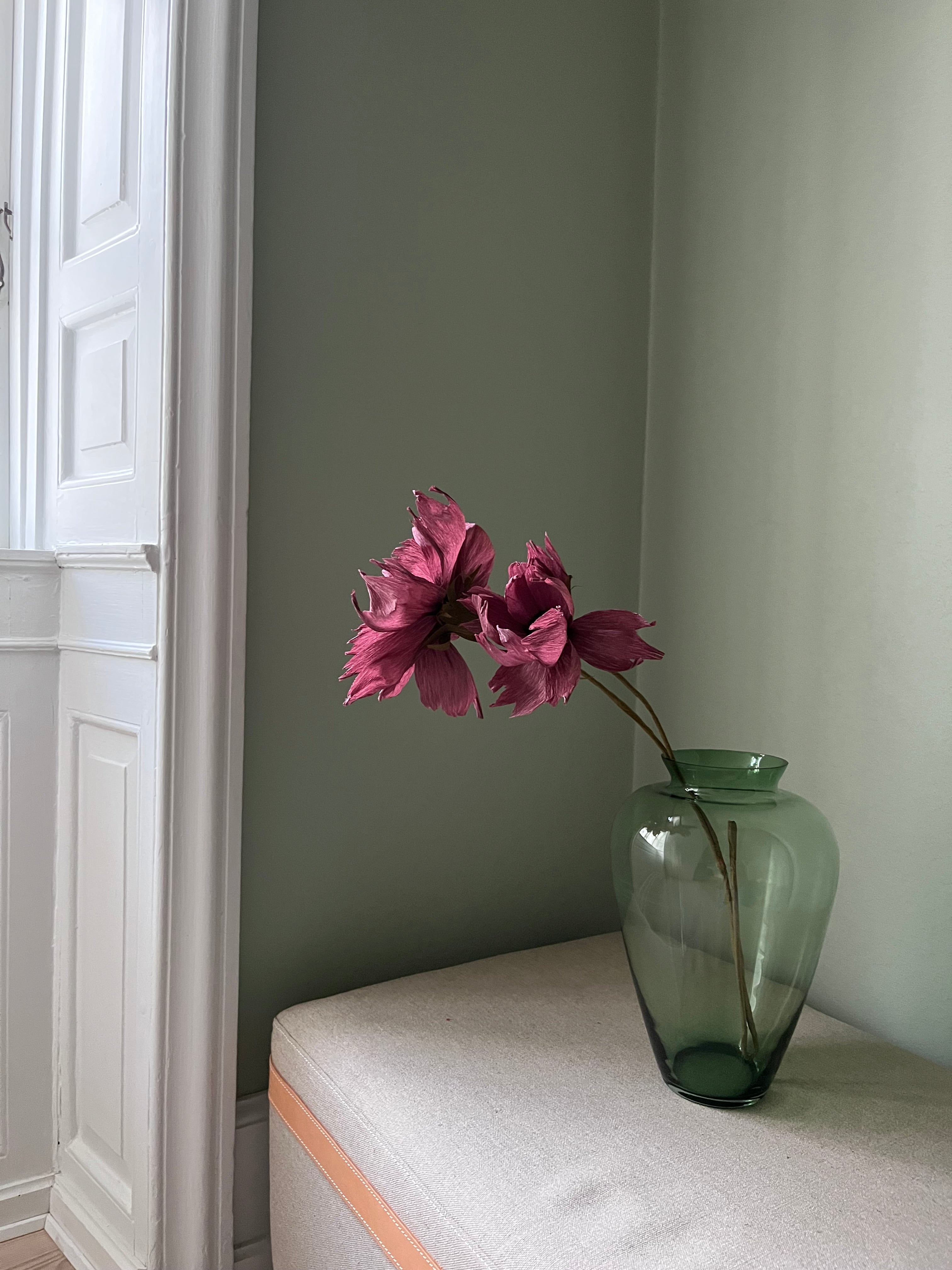 CREPE PAPIRBLOMSTER: STOR LILLA BLOMST