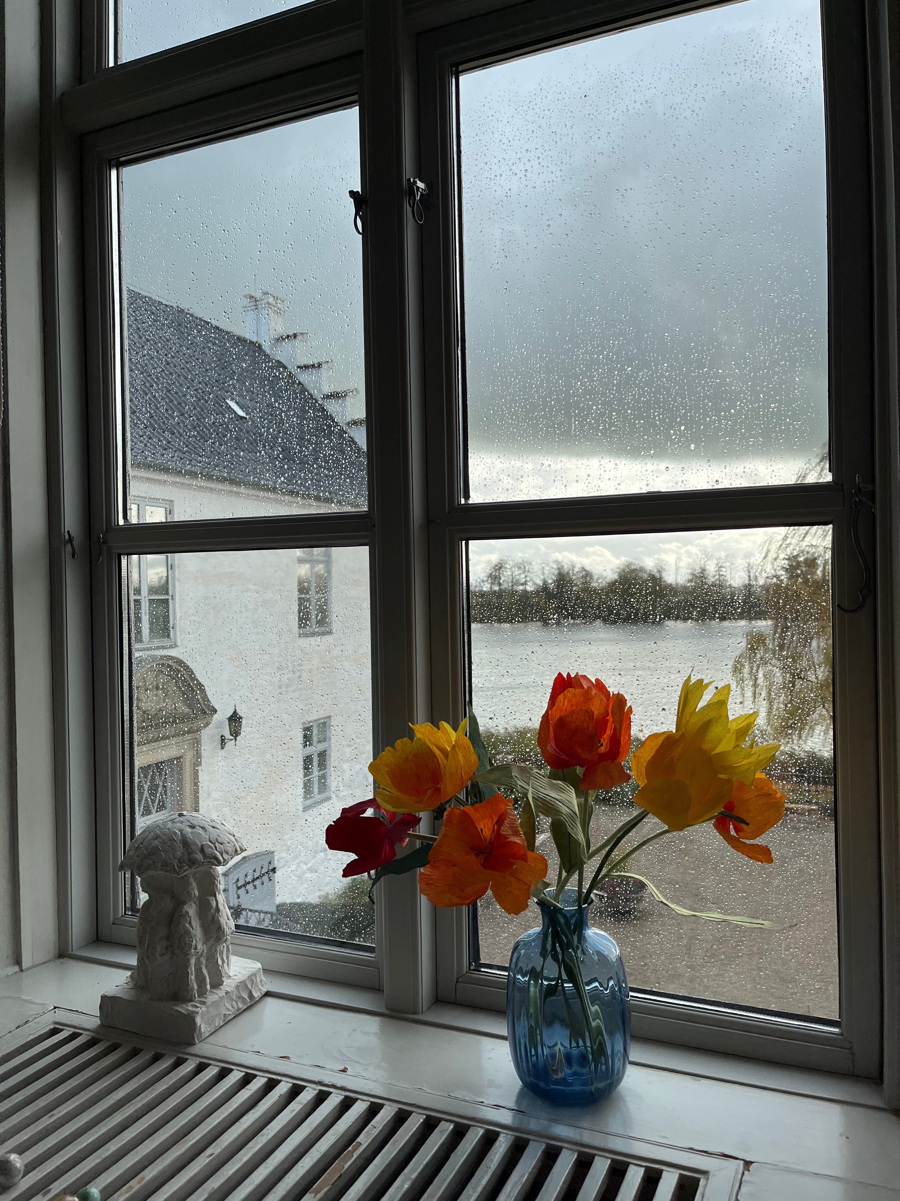 CREPE PAPIRBLOMST: GUL TULIPAN