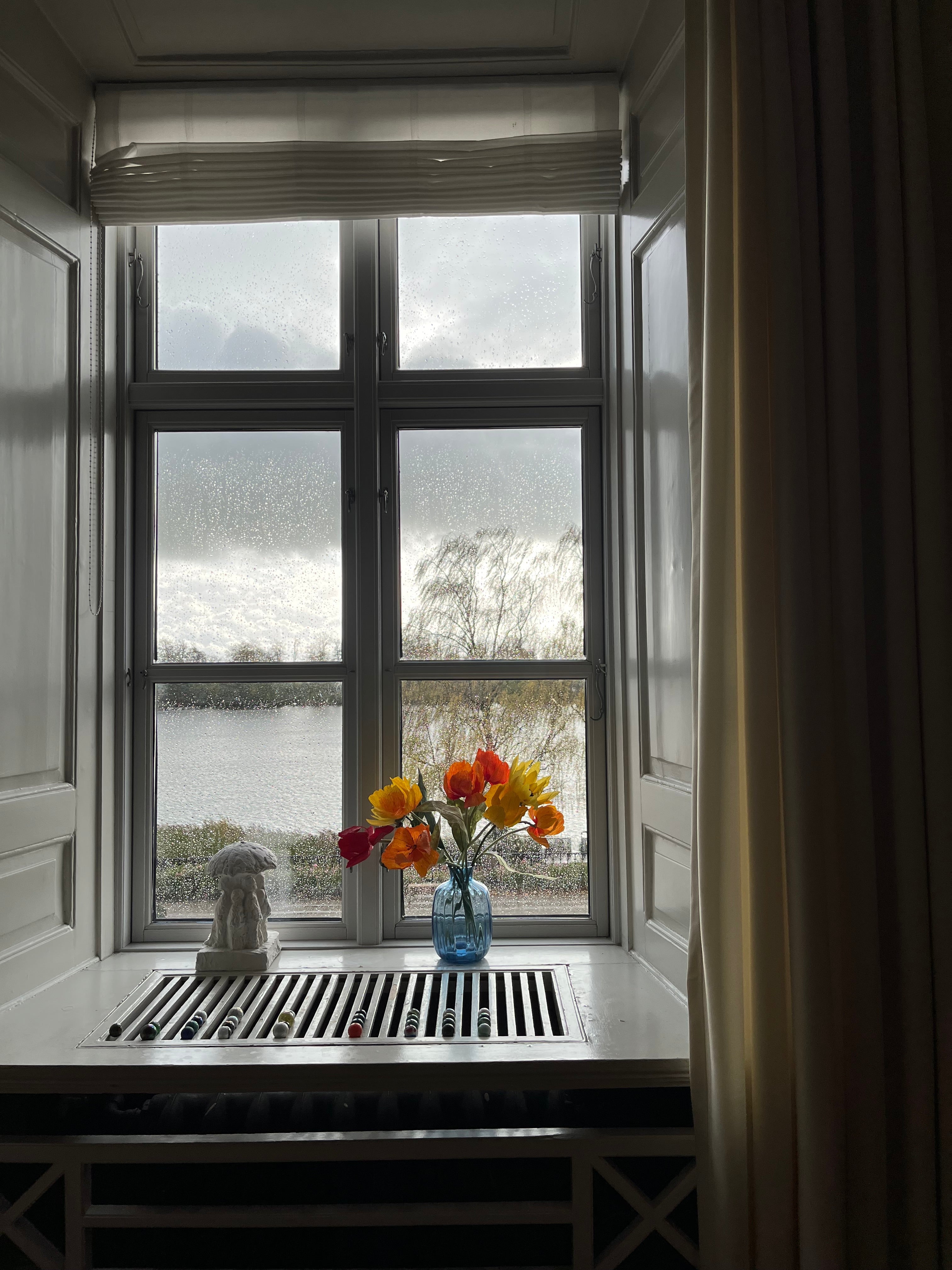 CREPE PAPIRBLOMST: ORANGE TULIPAN